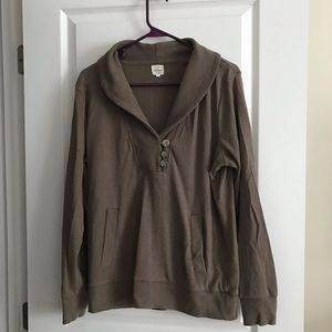 Banana Republic brown v neck sweater